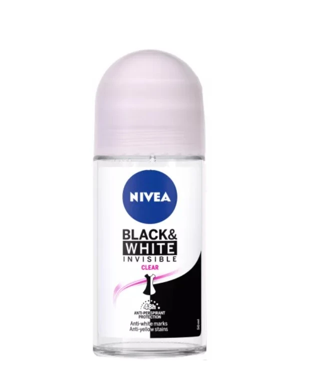 Antiperspirant Roll On Nivea Invisible Clear 50ml